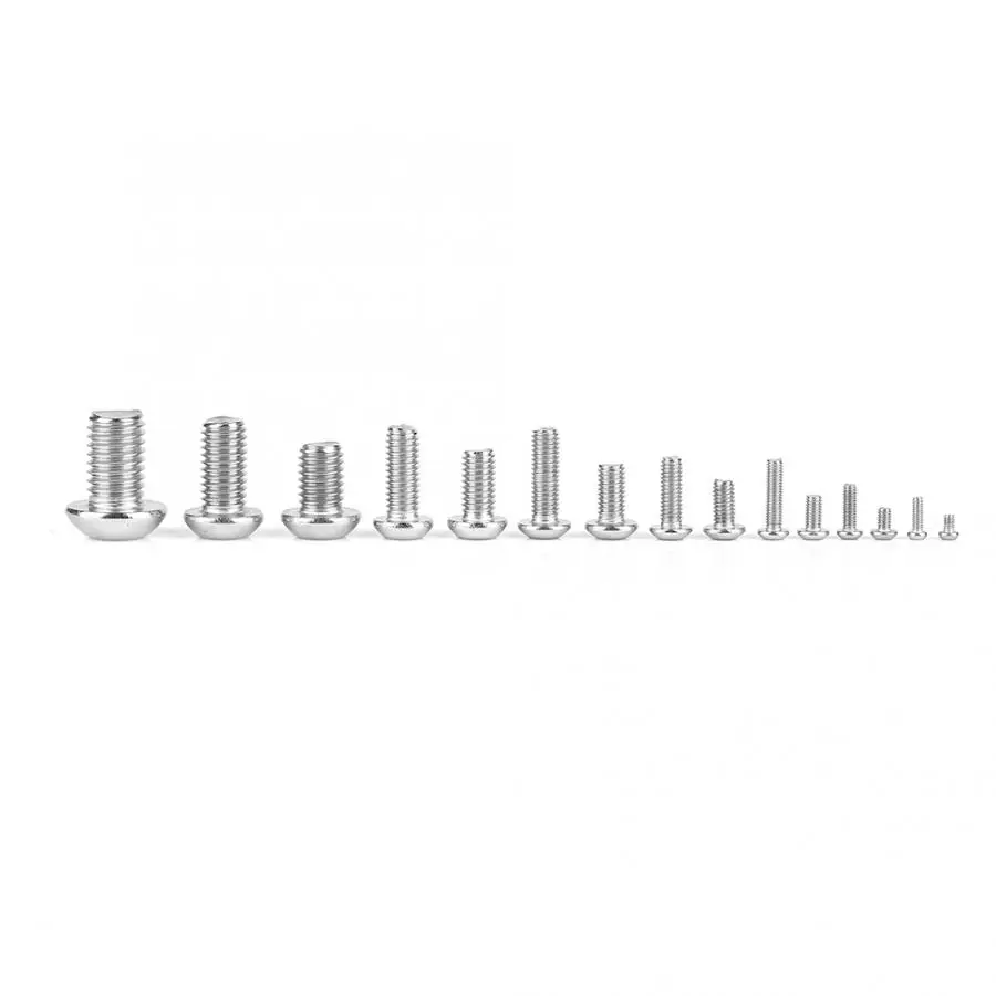 250pcs M2/ M2.5/ M3 /M4/ M5/ M6/ M8/ M10 Machine Screws Set for Laptop/Keyboard/Phone/PC High Quality
250pcs M2/ M2.5/ M3 /M4/ M5/ M6/ M8/ M10 Machine Screws Set for Laptop/Keyboard/Phone/PC High Quality