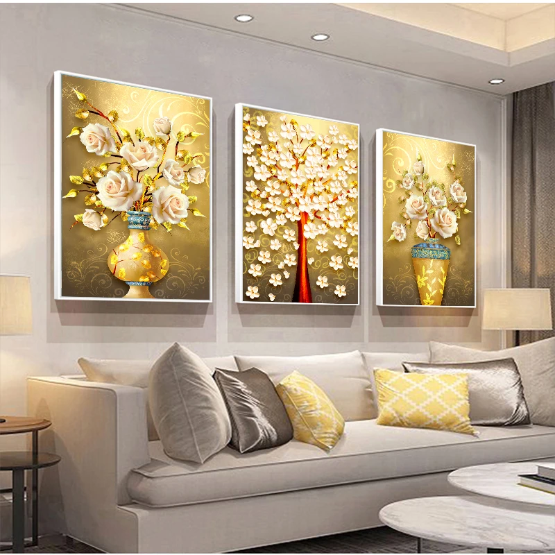 Deer and Gold Rose Flower Tree Artwork Modern Posters Prints Abstract Paintings Nordic Style Wall Picture for Living Room Decal
Deer and Gold Rose Flower Tree Artwork Modern Posters Prints Abstract Paintings Nordic Style Wall Picture for Living Room Decal