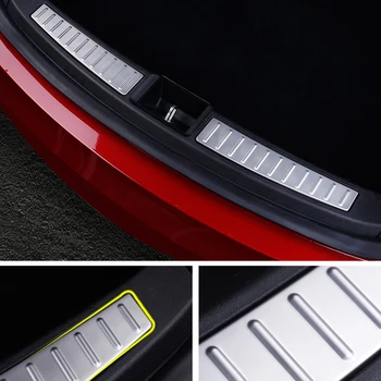 For Tesla Model S 2015-2019 Stainless Rear Boot Trunk Inner & Outer Bumper Protector Guard Sill Plate Cover Car Accessories
For Tesla Model S 2015-2019 Stainless Rear Boot Trunk Inner & Outer Bumper Protector Guard Sill Plate Cover Car Accessories