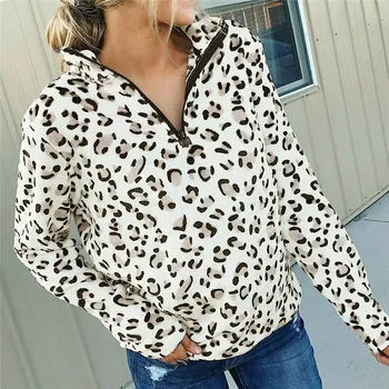 Hot Women's Leopard Fleece Fur Jacket Outerwear Winter Warm Hoodie Fluffy Coat
Hot Women's Leopard Fleece Fur Jacket Outerwear Winter Warm Hoodie Fluffy Coat
