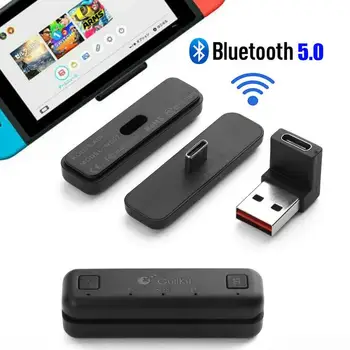 Wireless Earphone Audio Transmitter Bluetooth 5.0 Adapter USB Type-C For Nintendo Switch / Switch Lite PS4 Pc
Wireless Earphone Audio Transmitter Bluetooth 5.0 Adapter USB Type-C For Nintendo Switch / Switch Lite PS4 Pc