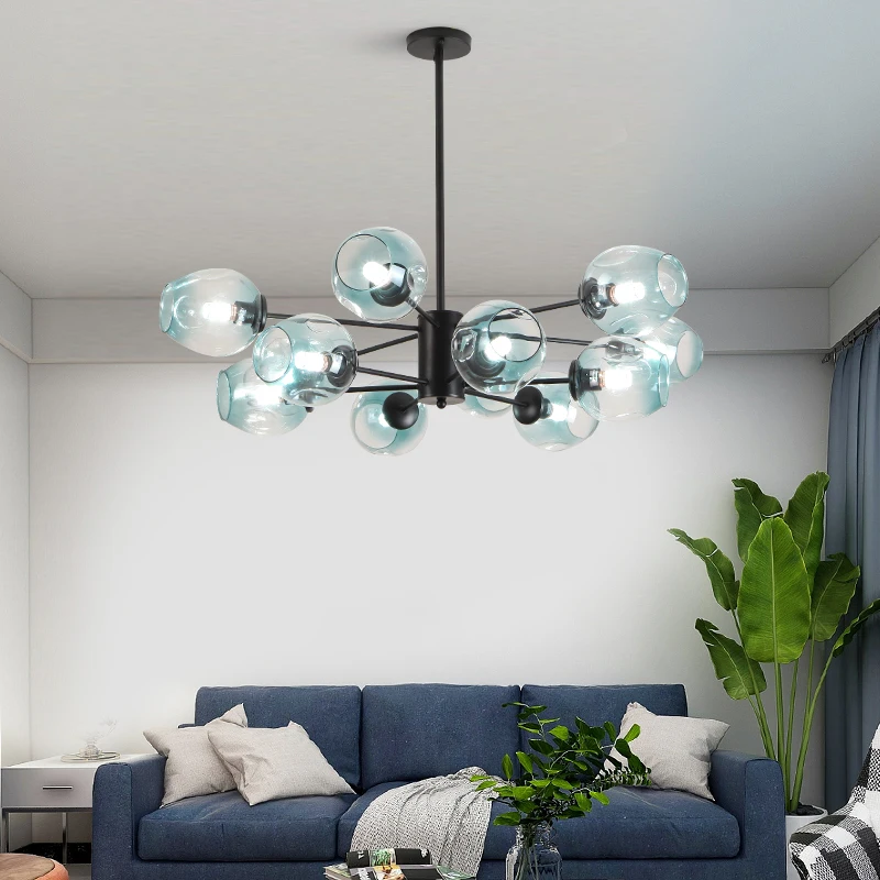 Modern Creative LED Chandelier Living Room Glass Ball Hanging Lamp Living Room Bedroom Interior Decor Lighting Kitchen Fixtures
Modern Creative LED Chandelier Living Room Glass Ball Hanging Lamp Living Room Bedroom Interior Decor Lighting Kitchen Fixtures