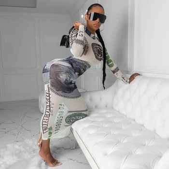 2020 New Long Sleeve Money Print Mesh beach dress cover up sexy women See through Party Dress Maxi Dress Party Club Outfits
2020 New Long Sleeve Money Print Mesh beach dress cover up sexy women See through Party Dress Maxi Dress Party Club Outfits