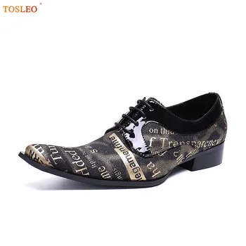 38-46 Genuine Leather Men Shoes Plus Size Top Quality Funny Letter Print Leather Shoes Men 2019 Spring Men Shoes Designer Shoes
38-46 Genuine Leather Men Shoes Plus Size Top Quality Funny Letter Print Leather Shoes Men 2019 Spring Men Shoes Designer Shoes