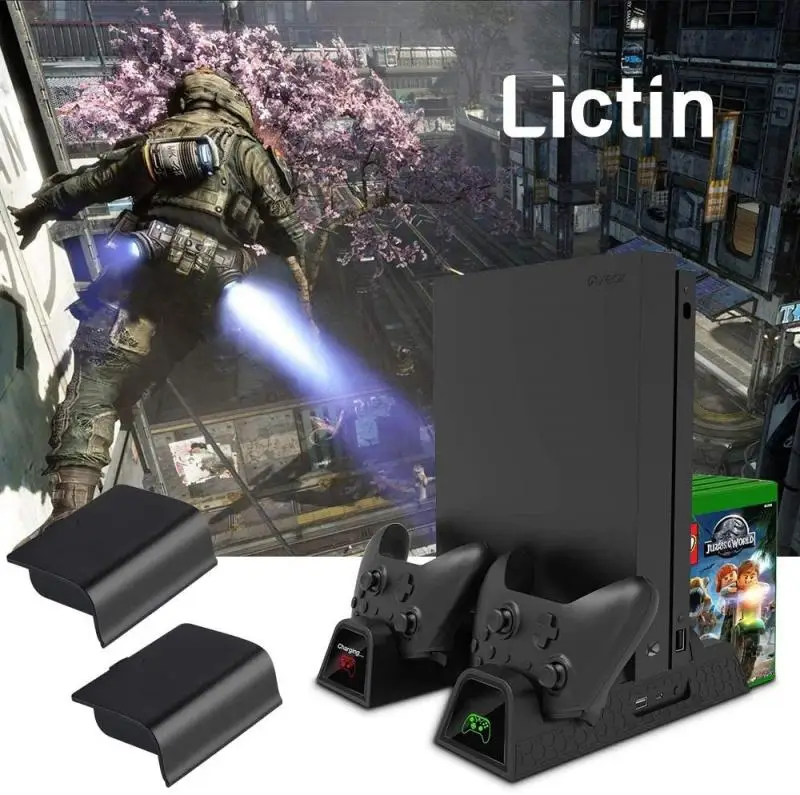 Universal For Xbox One X S Console Controller Multifunctional Charging Station Dock With LED Indicator Cooling Fans Cooler New
Universal For Xbox One X S Console Controller Multifunctional Charging Station Dock With LED Indicator Cooling Fans Cooler New