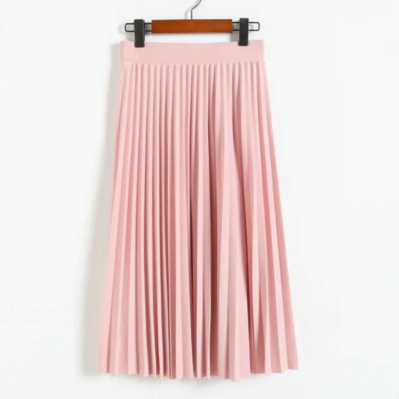 Spring and Autumn New Fashion Women's High Waist Pleated Solid Color Half Length Elastic Skirt Promotions Lady Black Pink
Spring and Autumn New Fashion Women's High Waist Pleated Solid Color Half Length Elastic Skirt Promotions Lady Black Pink