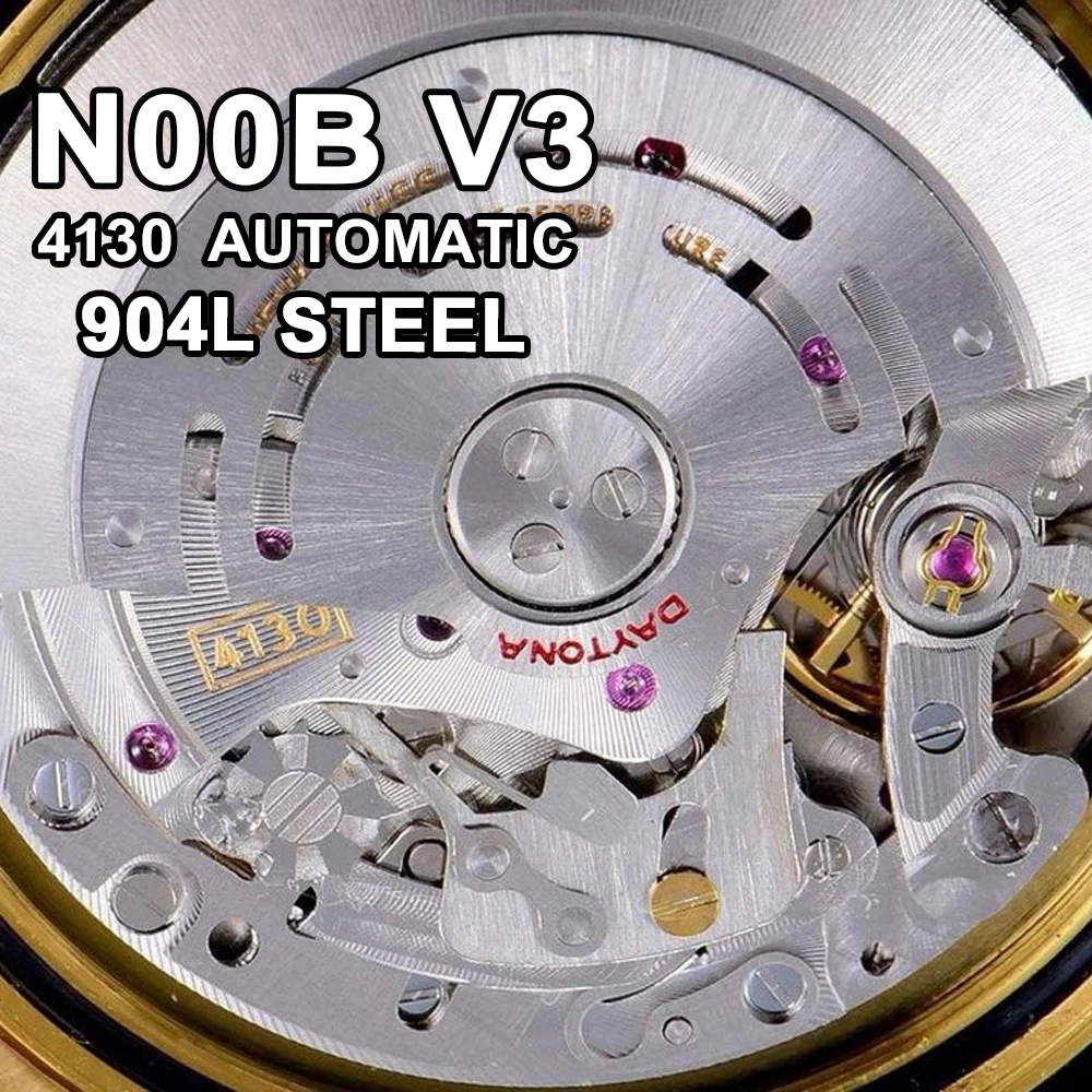 Men's Automatic mechanical watch 116506-78596 NOOB Black rubber strap Best version 1:1 SS bracelet 4130 movement AAA watch
Men's Automatic mechanical watch 116506-78596 NOOB Black rubber strap Best version 1:1 SS bracelet 4130 movement AAA watch