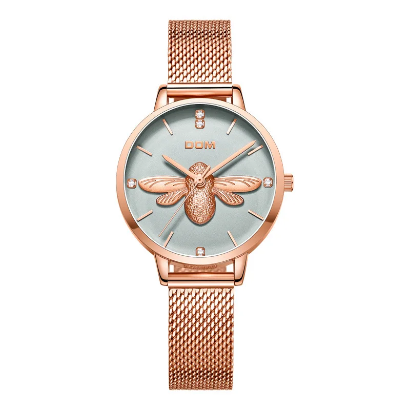 Watch Switzerland Watch Women's Fashion Import Ladies' Watch Delicacy Small Bee Diamond Set Waterproof Quartz Watch
Watch Switzerland Watch Women's Fashion Import Ladies' Watch Delicacy Small Bee Diamond Set Waterproof Quartz Watch