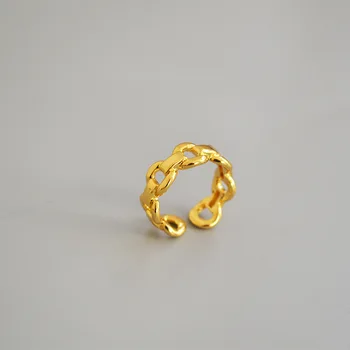 CMajor Trendy Brass Jewelry Personality Exquisite Chain Temperament Adjustable Opening High Quality Fashion Ring for Women 
CMajor Trendy Brass Jewelry Personality Exquisite Chain Temperament Adjustable Opening High Quality Fashion Ring for Women