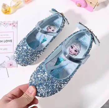 Children Princess Shoes for Kids Girls Fashion Spring Cute Elsa Shoes Chaussure Enfants Flat Party Leather Shoes
Children Princess Shoes for Kids Girls Fashion Spring Cute Elsa Shoes Chaussure Enfants Flat Party Leather Shoes