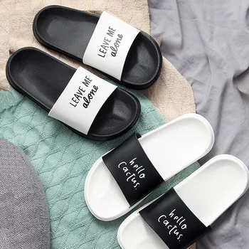 Women Summer Slippers Slide Sandals Beach Slides Lightweight Eva Leave Me Alone Flip Flops Thick Soled Women Men Couple Shoes
Women Summer Slippers Slide Sandals Beach Slides Lightweight Eva Leave Me Alone Flip Flops Thick Soled Women Men Couple Shoes