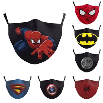 Marvel Superhero Print Adult Mask with Filter Cosplay Mask Anti Dust PM2.5 Windproof Reusable Mouth Mask Washable Christmas Gift
Marvel Superhero Print Adult Mask with Filter Cosplay Mask Anti Dust PM2.5 Windproof Reusable Mouth Mask Washable Christmas Gift