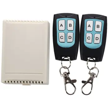 DC 12V 4 Channel 200M Wireless RF Remote Control Switch 2 Transmitter + Receiver
DC 12V 4 Channel 200M Wireless RF Remote Control Switch 2 Transmitter + Receiver