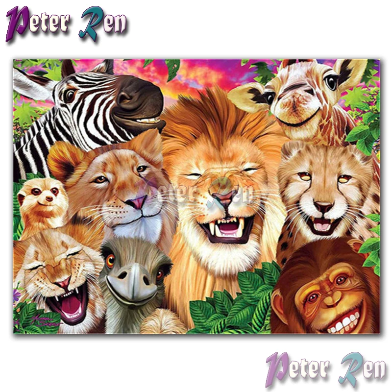 DIY animal Diamond Painting Embroidery Lion tiger leopard head Square or round Mosaic Cross stitch Rhinestone Home Decoration
DIY animal Diamond Painting Embroidery Lion tiger leopard head Square or round Mosaic Cross stitch Rhinestone Home Decoration
