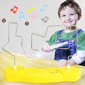 Electric Science Interactive Touch Tube Labyrinth Toy Collision Electric Shock Toy with Music Lighting Learning & Education
Electric Science Interactive Touch Tube Labyrinth Toy Collision Electric Shock Toy with Music Lighting Learning & Education