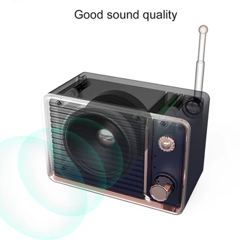 Retro Nostalgic Mini Bluetooth Speaker Bluetooth Speaker Heavy Bass 3D Stereo Surround Speakers GK8899
Retro Nostalgic Mini Bluetooth Speaker Bluetooth Speaker Heavy Bass 3D Stereo Surround Speakers GK8899
