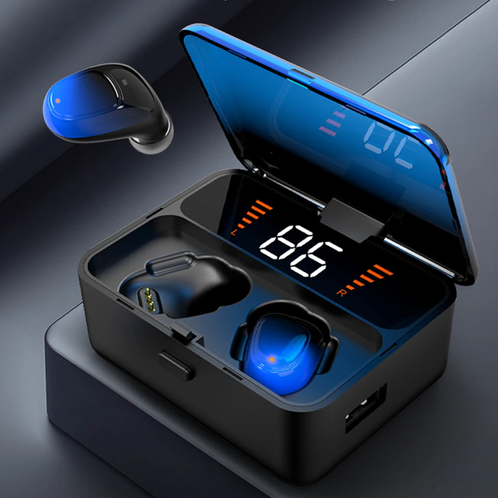 ES01 HIFI Stereo Bluetooth 5.0 Headsets Power Display Wireless Headsets Touch Control Nosie Reduction Support Android Ios
ES01 HIFI Stereo Bluetooth 5.0 Headsets Power Display Wireless Headsets Touch Control Nosie Reduction Support Android Ios