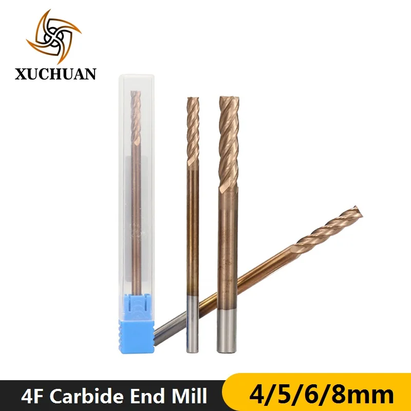 1pc 4 Flute TiCN Coating End Milling Cutter HRC 50 CNC Router Bit 100L Long Carbide End Mill
1pc 4 Flute TiCN Coating End Milling Cutter HRC 50 CNC Router Bit 100L Long Carbide End Mill