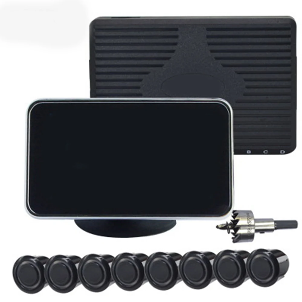 Car Parking Sensors With 8 Sensors LCD Display Parktronic Reversing Radar Electronics Auto Detector Assistance Kit Voice Buzzer
Car Parking Sensors With 8 Sensors LCD Display Parktronic Reversing Radar Electronics Auto Detector Assistance Kit Voice Buzzer
