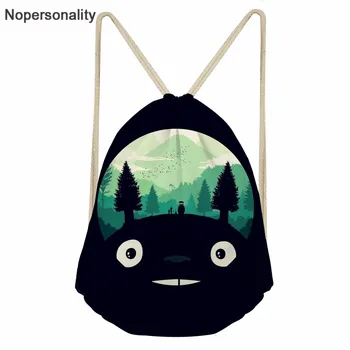 Nopersonality My Neighbor Totoro Print Drawstring Backpack for Girls Daily Travel Bag Student Storage Package Backpack Mochila 
Nopersonality My Neighbor Totoro Print Drawstring Backpack for Girls Daily Travel Bag Student Storage Package Backpack Mochila