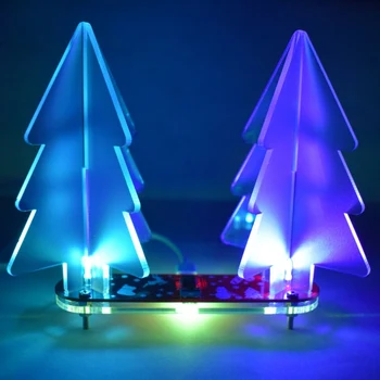 Three Dimensional 3D Christmas Tree LED DIY Kit LED Flash Circuit Kit Electronic Fun Suite LED Gradient
Three Dimensional 3D Christmas Tree LED DIY Kit LED Flash Circuit Kit Electronic Fun Suite LED Gradient