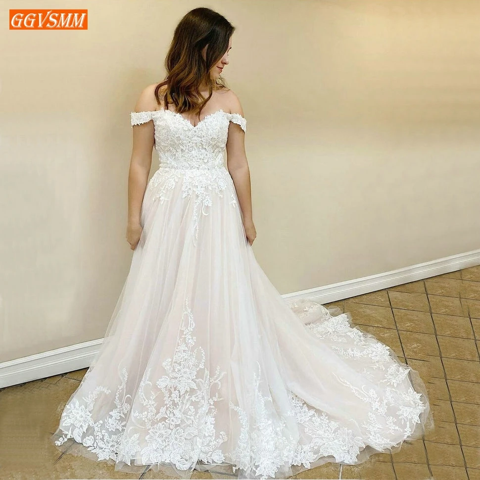 Aristocratic Boho Wedding Dress 2020 Off Shoulder Lace Appliqued Tulle A Line Bride Dresses Long Custom Made Chic Wedding Gowns
Aristocratic Boho Wedding Dress 2020 Off Shoulder Lace Appliqued Tulle A Line Bride Dresses Long Custom Made Chic Wedding Gowns