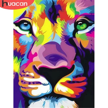 HUACAN 5D Diamond Painting Colorful Tiger Full Square/Round Drill Diamond Embroidery Cross Stitch Animal Home Decoration 
HUACAN 5D Diamond Painting Colorful Tiger Full Square/Round Drill Diamond Embroidery Cross Stitch Animal Home Decoration