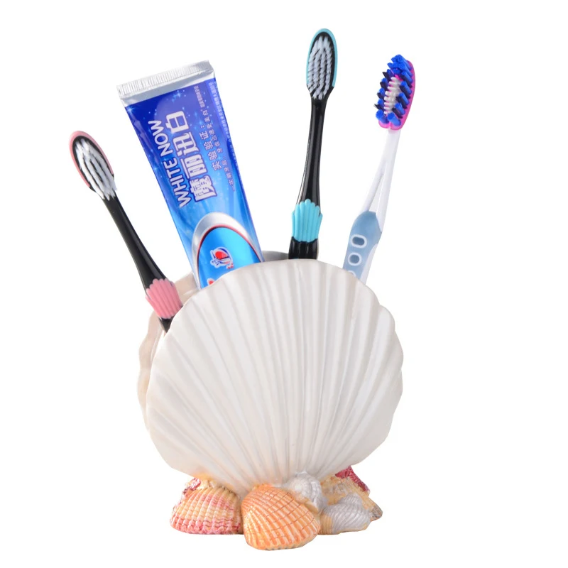 High-Grade Mediterranean Sea Style Toothbrush Holder Shell Shape Resin Bathroom Toothpaste Storage Technology Desktop Decoration
High-Grade Mediterranean Sea Style Toothbrush Holder Shell Shape Resin Bathroom Toothpaste Storage Technology Desktop Decoration
