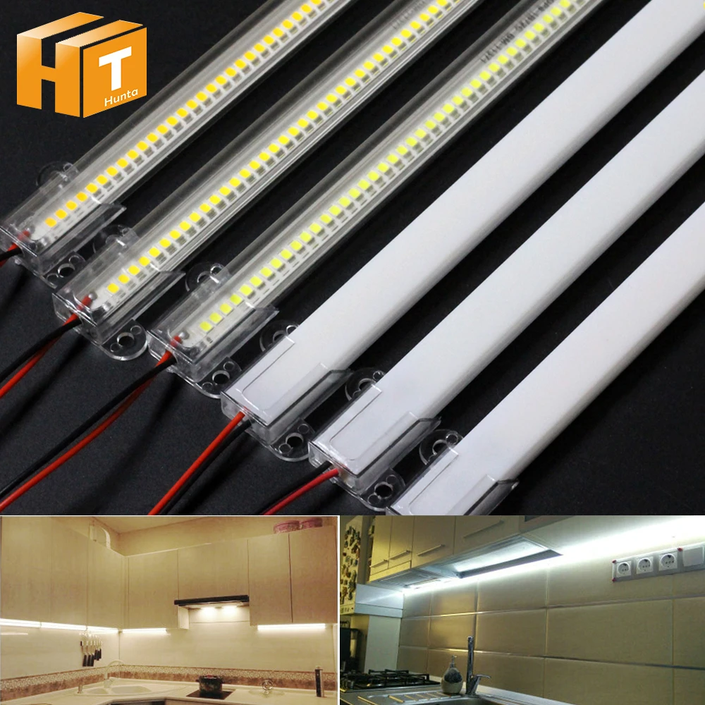 

5pcs 10pcs LED Bar Light AC220V High Brightness 8W 50cm 30cm 72LEDs 2835 LED Rigid Strip Energy Saving LED Fluorescent Tubes .