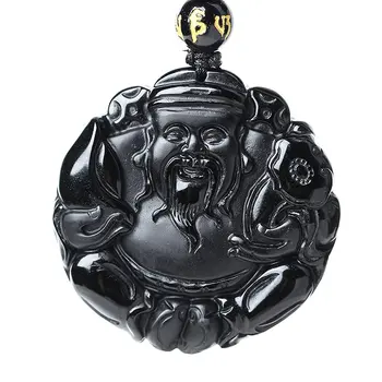LETSFUN Fine Jewelry Natural Obsidian Famous Home Money God of Wealth Mammon Buddha Pendant Necklace Free Shipping
LETSFUN Fine Jewelry Natural Obsidian Famous Home Money God of Wealth Mammon Buddha Pendant Necklace Free Shipping