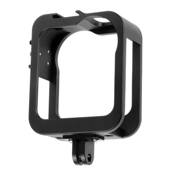 Aluminum CNC Protective Cover Camera Cage for Gopro Max Frame Removable Quick Release Case with Cold Shoe Mount 
Aluminum CNC Protective Cover Camera Cage for Gopro Max Frame Removable Quick Release Case with Cold Shoe Mount