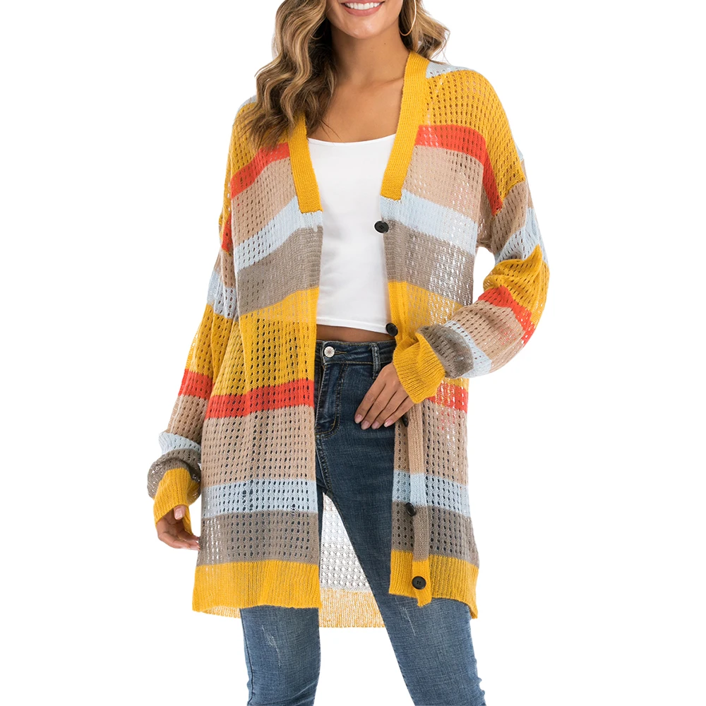 Puimentiua Women Sweater Cardigans Women Knitwear 2019 Casual Hollow out Coat Matching Cardigans Loose Woman Clothes Thin Sweter
Puimentiua Women Sweater Cardigans Women Knitwear 2019 Casual Hollow out Coat Matching Cardigans Loose Woman Clothes Thin Sweter