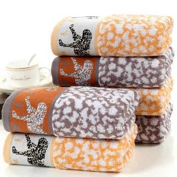 Cotton towel leopard pattern is comfortable, soft and absorbent, not easy to deform and not easy to color
Cotton towel leopard pattern is comfortable, soft and absorbent, not easy to deform and not easy to color