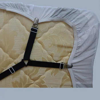 Adjustable Bed Fitted Sheet Straps Suspenders Gripper Holder Fastener Four straps are adjustable For Queen/King Size Bed Sheet
Adjustable Bed Fitted Sheet Straps Suspenders Gripper Holder Fastener Four straps are adjustable For Queen/King Size Bed Sheet
