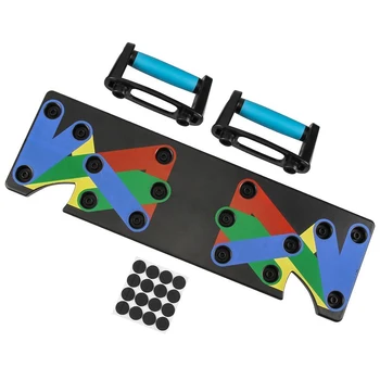 Multifunction 9 In 1 Body Building Color-Coded Push Ups Rack Board Training System Gym Push Ups Muscle Fitness Exercise Tool
Multifunction 9 In 1 Body Building Color-Coded Push Ups Rack Board Training System Gym Push Ups Muscle Fitness Exercise Tool