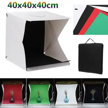 6 Backdrop Box Tabletop Shooting Box Double LED Light Room Photo Photography Lighting Tent Kit
6 Backdrop Box Tabletop Shooting Box Double LED Light Room Photo Photography Lighting Tent Kit
