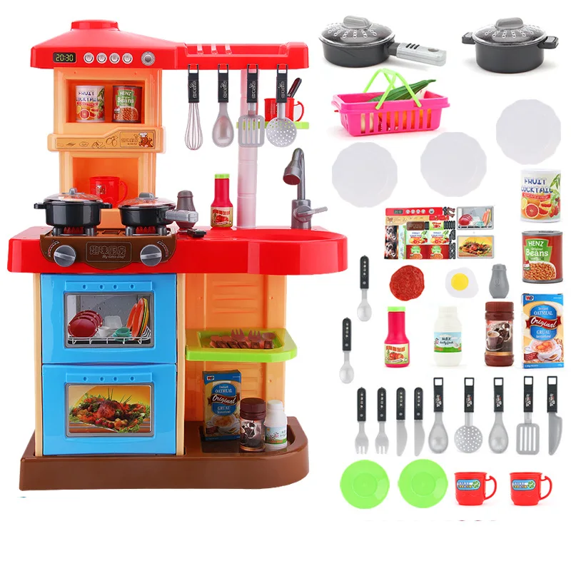 Baby Play House Kitchen Toy Taiwan Light Music Tableware Taiwan GIRL'S Cooking Model Kitchen Toy 2.5
Baby Play House Kitchen Toy Taiwan Light Music Tableware Taiwan GIRL'S Cooking Model Kitchen Toy 2.5