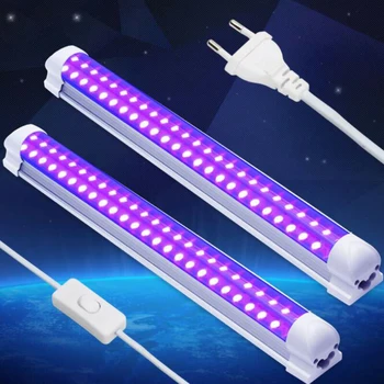Sterilization Disinfection 10W 48LED UV Fixtures UV Light Bar LED Strip Party DJ Lamp Lights EU / US Party Atmosphere Lamp
Sterilization Disinfection 10W 48LED UV Fixtures UV Light Bar LED Strip Party DJ Lamp Lights EU / US Party Atmosphere Lamp