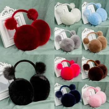 Winter Rabbit Fur Earmuffs For Girls Boys Baby Adult Children Adult Imitation Ear Muffs Plush Earcap Warm Ear Cover Earmuffs
Winter Rabbit Fur Earmuffs For Girls Boys Baby Adult Children Adult Imitation Ear Muffs Plush Earcap Warm Ear Cover Earmuffs