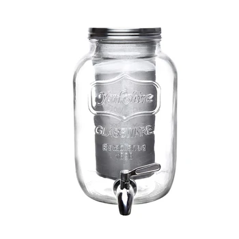 Coffee Maker, 5L Cold Brew Mason Jar with Stainless Steel Spigot and Removable Mesh Filter,Thick Glass Carafe for Juice
Coffee Maker, 5L Cold Brew Mason Jar with Stainless Steel Spigot and Removable Mesh Filter,Thick Glass Carafe for Juice