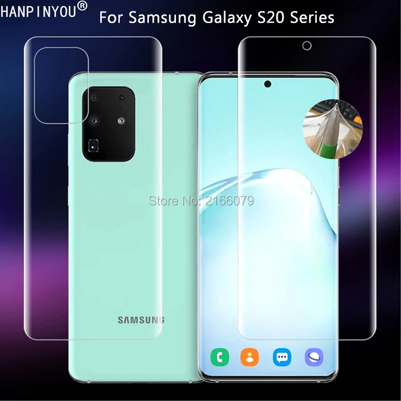 For Samsung Galaxy S20 Ultra S10 Plus 5G Clear TPU / Matte Anti-Fingerprints Hydrogel Full Cover Soft Screen Protector Film
For Samsung Galaxy S20 Ultra S10 Plus 5G Clear TPU / Matte Anti-Fingerprints Hydrogel Full Cover Soft Screen Protector Film