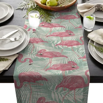 Flamingos Tropical Plants Table Runner Table Flag Home Party Decorative Tablecloth Table Runners for Wedding
Flamingos Tropical Plants Table Runner Table Flag Home Party Decorative Tablecloth Table Runners for Wedding