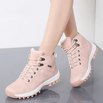 Winter New Women Boots High Quality Warm Fur Plush Sneakers Women Ankle Snow Boots Women Lace-up Ladies Shoes
Winter New Women Boots High Quality Warm Fur Plush Sneakers Women Ankle Snow Boots Women Lace-up Ladies Shoes