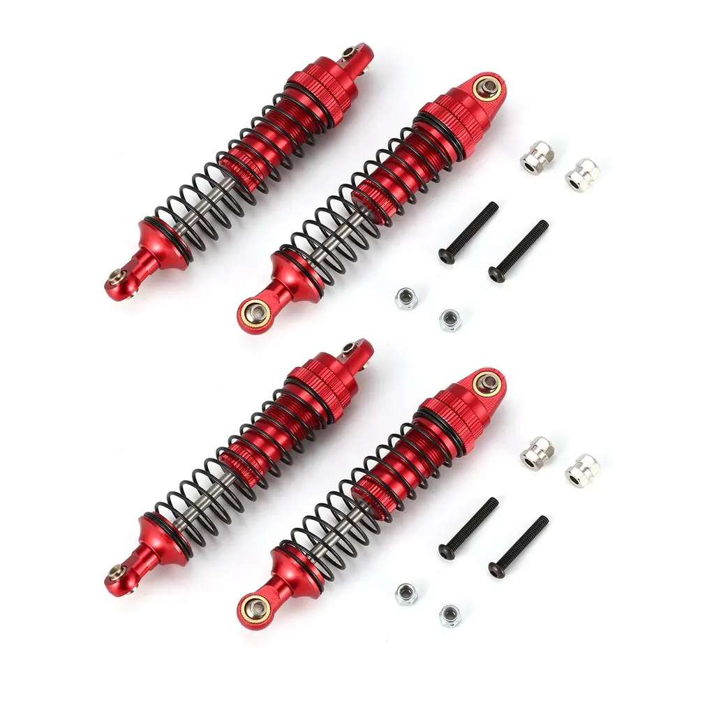 4pcs 100mm Shock Absorber Damper Suspension for 1/10 RC Car Crawler Traxxas HSP Redcat RC4WD Tamiya Axial SCX10 D90 HPI Kit
4pcs 100mm Shock Absorber Damper Suspension for 1/10 RC Car Crawler Traxxas HSP Redcat RC4WD Tamiya Axial SCX10 D90 HPI Kit