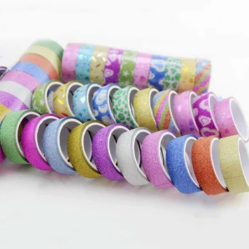 10Pcs/set Laser Flash Tape Stationery Scraping Decorative Tape DIY Color Masking Tape School Supplies Color Random
10Pcs/set Laser Flash Tape Stationery Scraping Decorative Tape DIY Color Masking Tape School Supplies Color Random