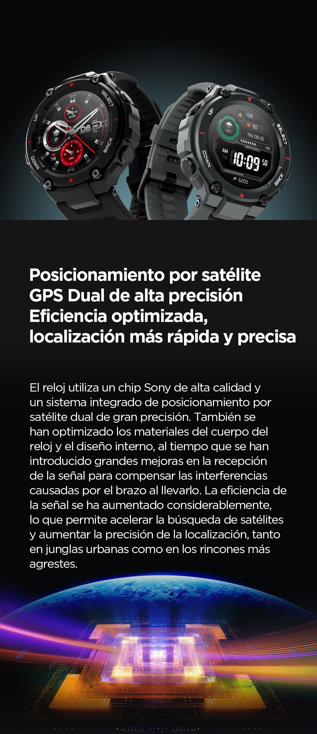 reloj militar con GPS