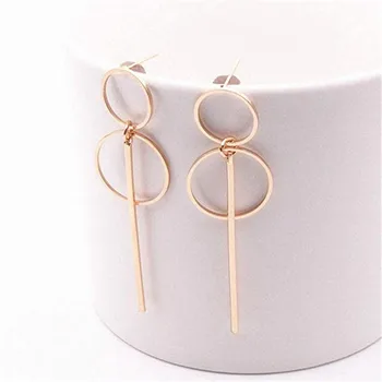 Geometric Double Circle Hoop Dangle Earrings Simple 8 Infinity Knot Bar Tassel Drop Earrings for Women Fashion Jewelry
Geometric Double Circle Hoop Dangle Earrings Simple 8 Infinity Knot Bar Tassel Drop Earrings for Women Fashion Jewelry