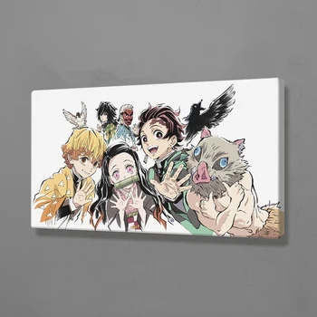 Tanjiro Nezuko Zenitsu Inosuke Demon Slayer Kimetsu no Yaiba anime Poster Canvas Wall Art Decoration prints Dorm decor Painting
Tanjiro Nezuko Zenitsu Inosuke Demon Slayer Kimetsu no Yaiba anime Poster Canvas Wall Art Decoration prints Dorm decor Painting