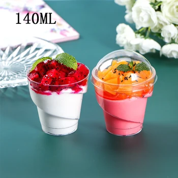 Promotion-10PCS140ML Dessert Cup Transparent Pudding Cup Disposable Plastic Tableware Party Wedding Supplies Decoration Utensils
Promotion-10PCS140ML Dessert Cup Transparent Pudding Cup Disposable Plastic Tableware Party Wedding Supplies Decoration Utensils