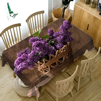3D Purple Flower Pattern Tablecloth Dustproof Washable Cloth Thicken Cotton Rectangular and Round Table Cloth
3D Purple Flower Pattern Tablecloth Dustproof Washable Cloth Thicken Cotton Rectangular and Round Table Cloth